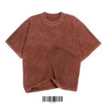 acid wash black oversized t-shirt - Image 7