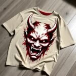 "CURSED RAGE" Drop Shoulder Tee - Image 5