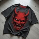 "CURSED RAGE" Drop Shoulder Tee - Image 6