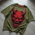 "CURSED RAGE" Drop Shoulder Tee - Image 4