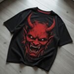 "CURSED RAGE" Drop Shoulder Tee