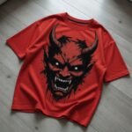 "CURSED RAGE" Drop Shoulder Tee - Image 2