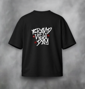 Spider-Oversized Black T-Shirt