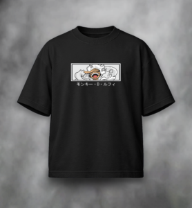 Monkey D. Luffy Black T-Shirt - Image 2